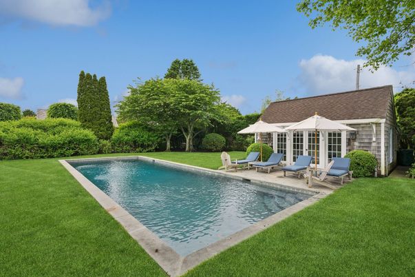 Exterior, Pool, Solar Panels