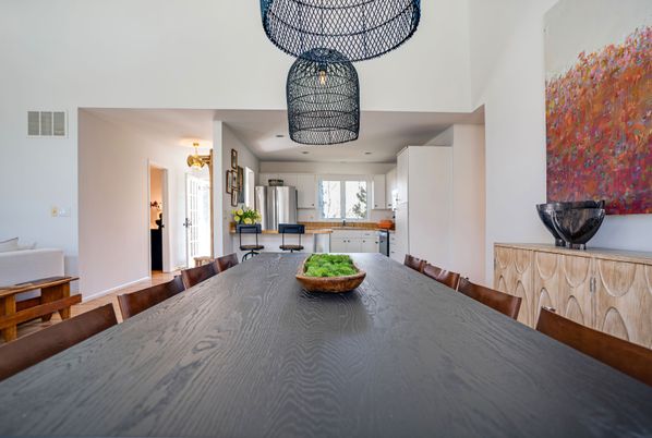 Dining room, Interior, Recessed Lighting