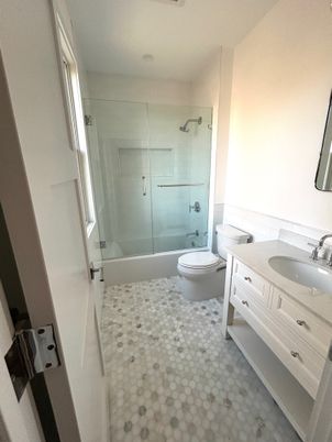 Bathroom, Dual Sink Vanities, Glass Shower, Interior