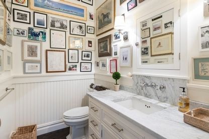 Bathroom, Interior, Wood Texture Flooring