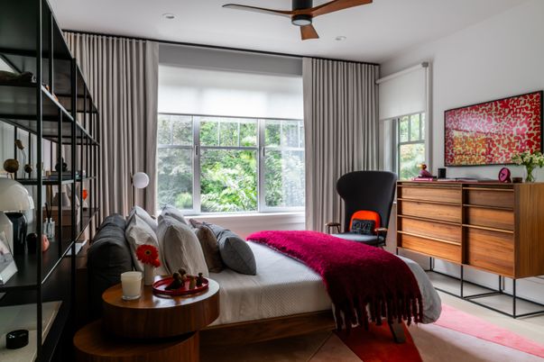 Bedroom, Interior, Recessed Lighting