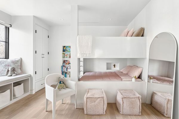 Bedroom, Interior, Wood Texture Flooring