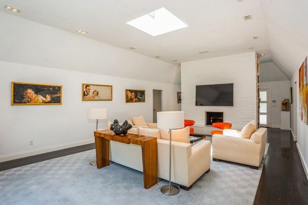 Fireplace, Interior, Living room, Recessed Lighting