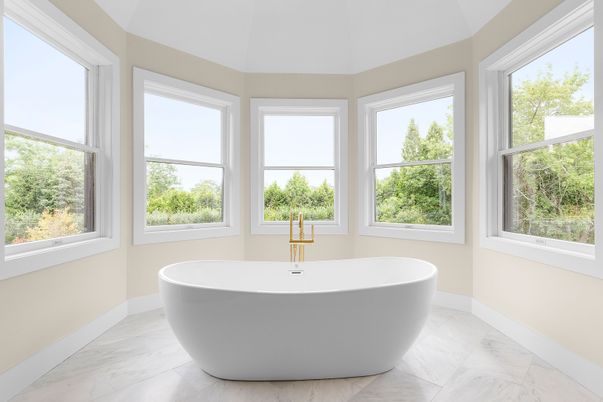 Bathroom, Free Standing Baths, Interior, Marble