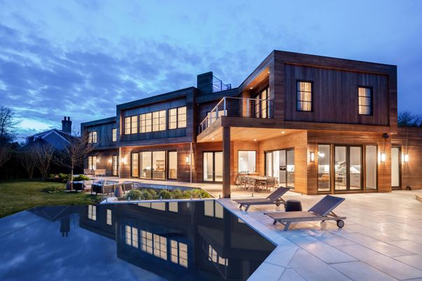 Backyard, Exterior, Facade, Modern