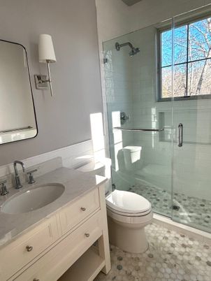 Bathroom, Glass Shower, Interior