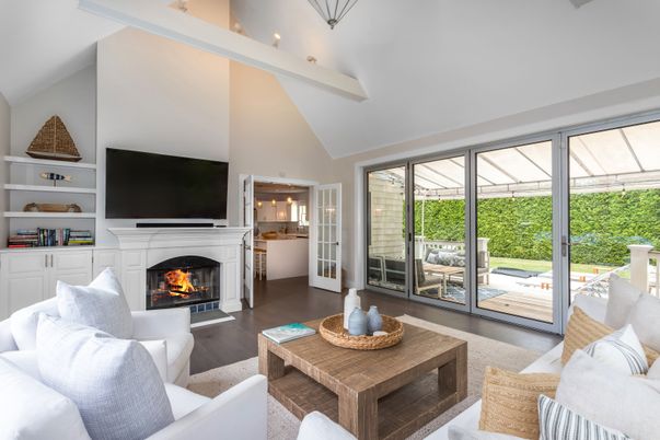 Fireplace, Interior, Living room, Wood Texture Flooring