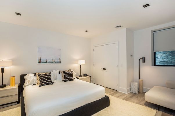 Bedroom, Interior, Wood Texture Flooring