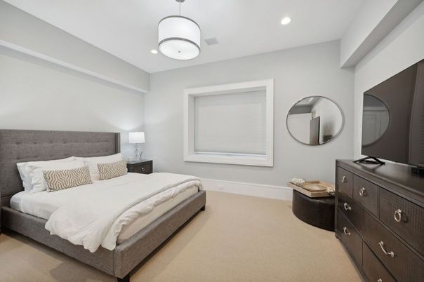 Bedroom, Interior, Recessed Lighting