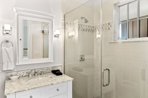 Bathroom, Glass Shower, Interior