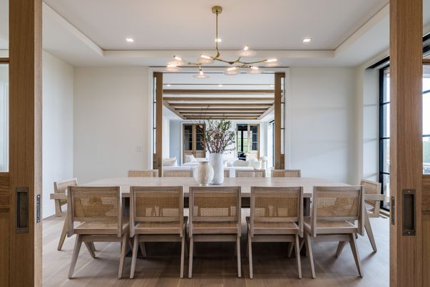 Dining room, Interior, Pendant Lights, Recessed Lighting