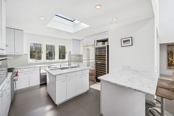 Interior, Kitchen, Recessed Lighting, Stainless Steel Appliances