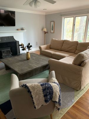 Fireplace, Interior, Living room, Wood Texture Flooring