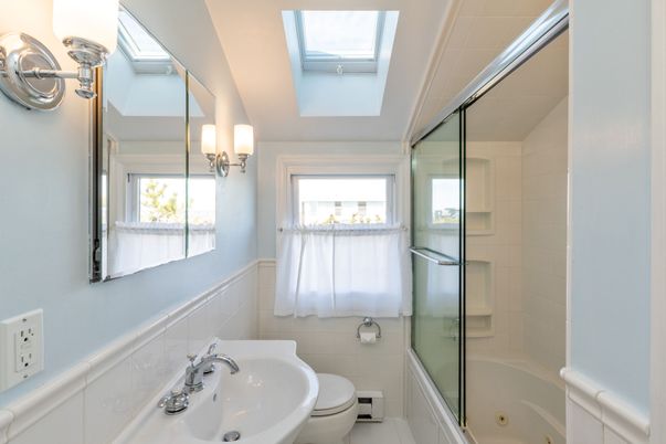 Bathroom, Glass Ceilings, Glass Shower, Interior