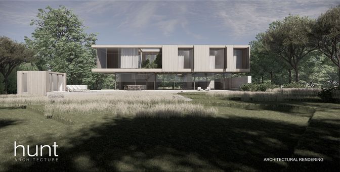 Backyard, Exterior, Facade, Modern