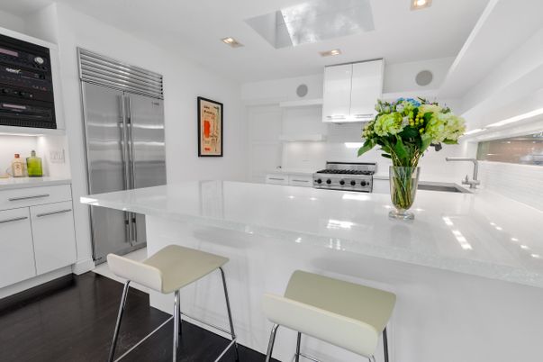 Interior, Kitchen, Recessed Lighting, Stainless Steel Appliances