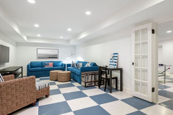 Interior, Living room, Recessed Lighting