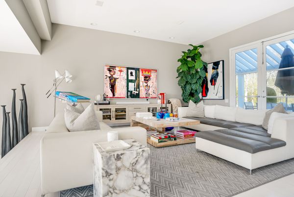 Interior, Living room, Recessed Lighting