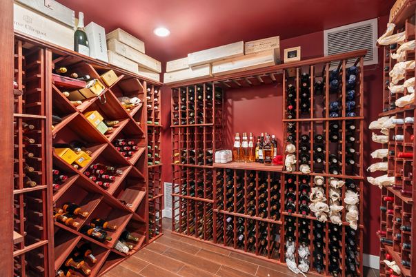 Interior, Recessed Lighting, Wine Storage, Wood Texture Flooring