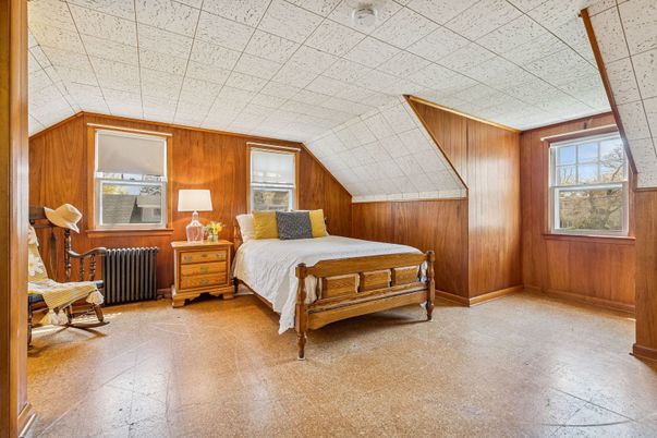 Bedroom, Interior, Wooden Walls