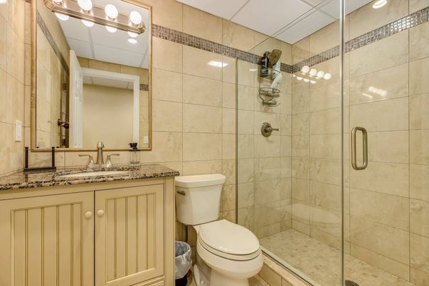 Bathroom, Glass Shower, Interior