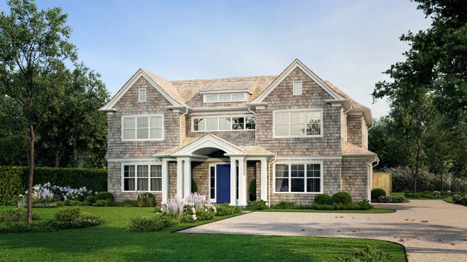Exterior, Facade, Brick Traditional