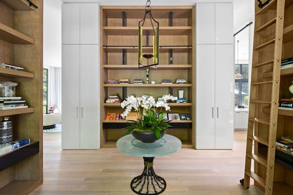 Interior, Pendant Lights, Wood Texture Flooring