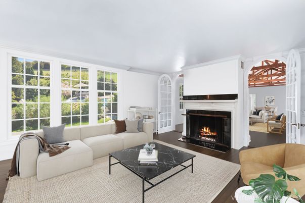 Fireplace, Interior, Living room, Wood Texture Flooring