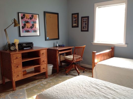 Bedroom, Home Office, Interior