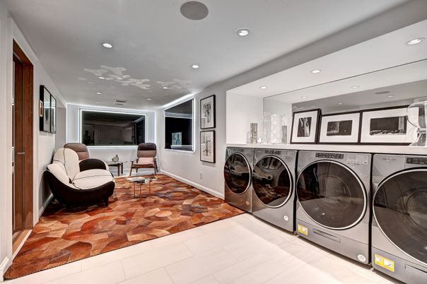 Interior, Recessed Lighting, Washer
