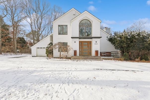 Attached, Backyard, Exterior, Facade, Farmhouse