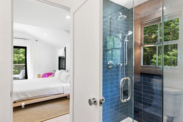 Bathroom, Bedroom, Glass Shower, Interior, Recessed Lighting