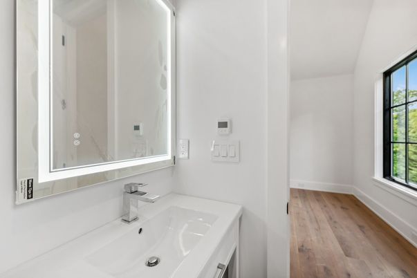 Bathroom, Interior, Wood Texture Flooring