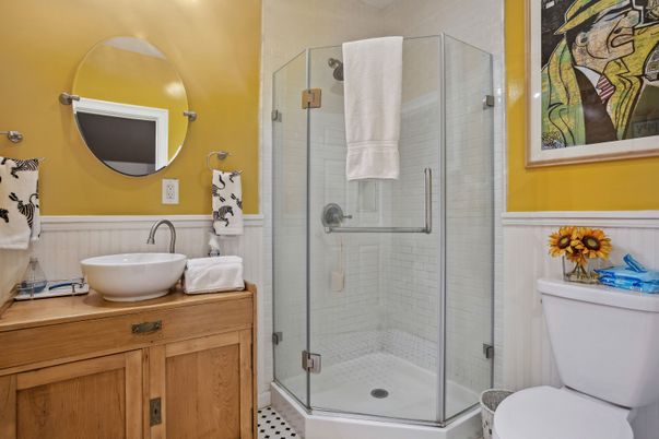Bathroom, Glass Shower, Interior