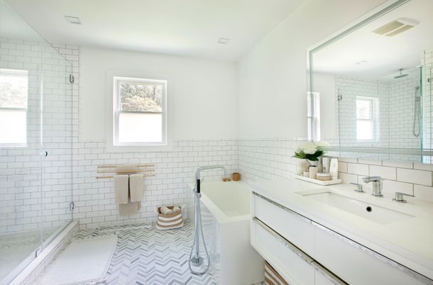 Bathroom, Glass Shower, Interior