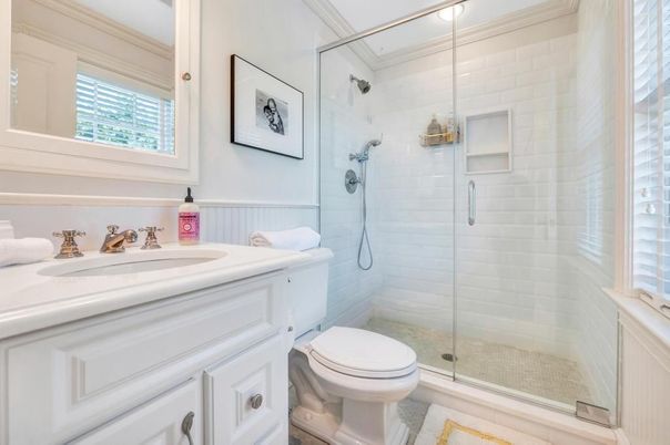 Bathroom, Glass Shower, Interior