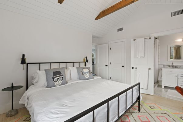 Bedroom, Interior, Wooden Beams, Wood Texture Flooring
