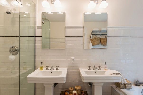Bathroom, Glass Shower, Interior