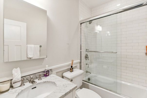 Bathroom, Glass Shower, Interior