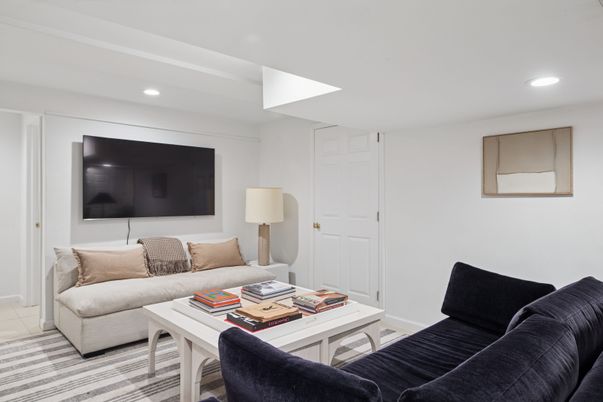 Interior, Living room, Recessed Lighting