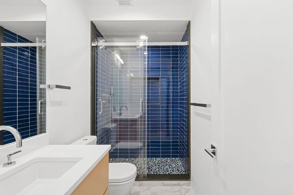 Bathroom, Glass Shower, Interior, Marble
