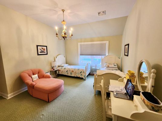 Bedroom, Chandelier, Interior