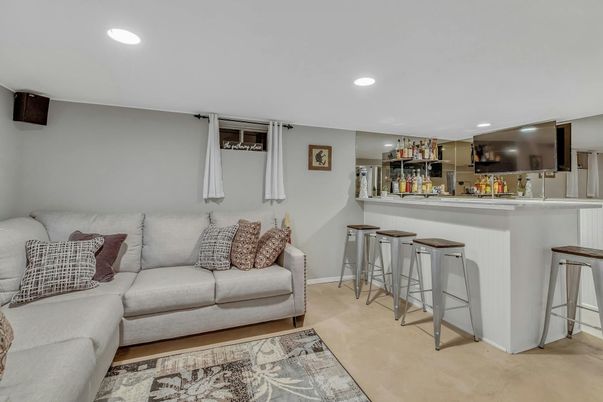 Interior, Living room, Recessed Lighting