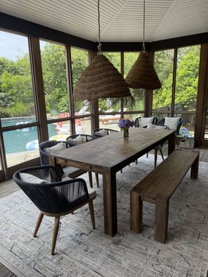 Dining room, Interior, Pendant Lights