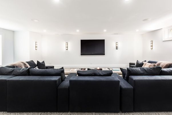 Interior, Living room, Recessed Lighting