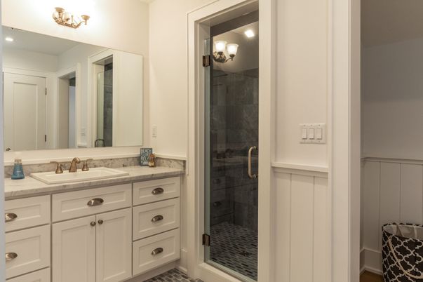 Bathroom, Glass Shower, Interior