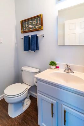 Bathroom, Interior, Wood Texture Flooring