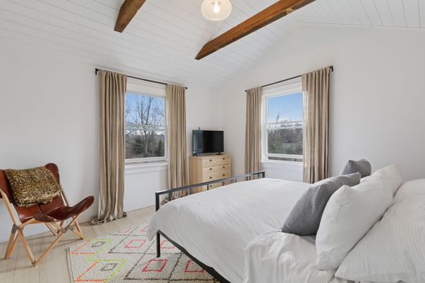 Bedroom, Interior, Wooden Beams, Wood Texture Flooring