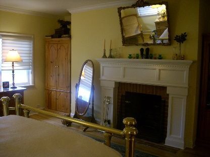 Fireplace, Interior, Wood Texture Flooring