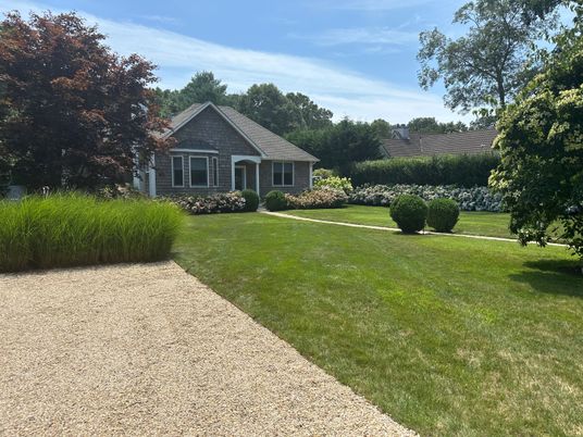 Backyard, Exterior, Facade, Brick Traditional